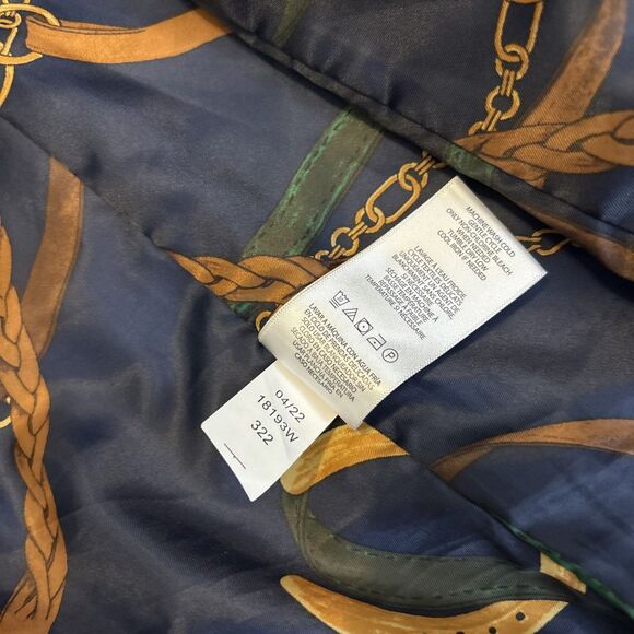 Lauren Ralph Lauren Jacket Women 0X Black Quilt Equestrian Spectator Hood Parka - Picture 10 of 14